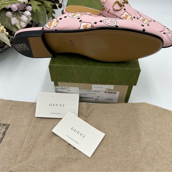 Women’s Gucci, animal print Princetown mules size 39 made in Italy - Picture 9 of 9